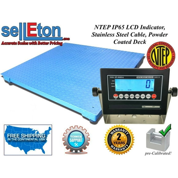 48 X 48 Wireless Scale 1000 Lbs X .2 Lb Selleton Floor Scale/Pallet Size 4 X 4 48 X 48 Wireless Scale 1000 Lbs X .2 Lb Selleton Floor Scale/Pallet Size 4 X 4